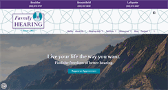 Desktop Screenshot of familyhearingco.com